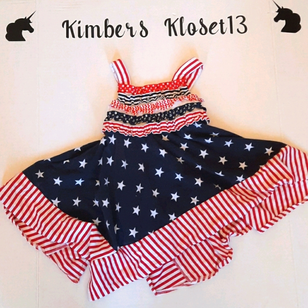 🇺🇸EUC🇺🇸 Goodlad 3T Patriotic 4th of July Dress